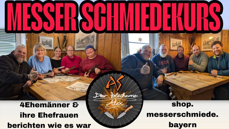 Handgeschmiedete Messer für Frauen und Männer