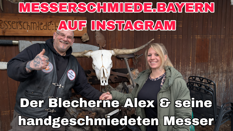 Der Blecherne Alex Schmiedekurs. Messerschmied