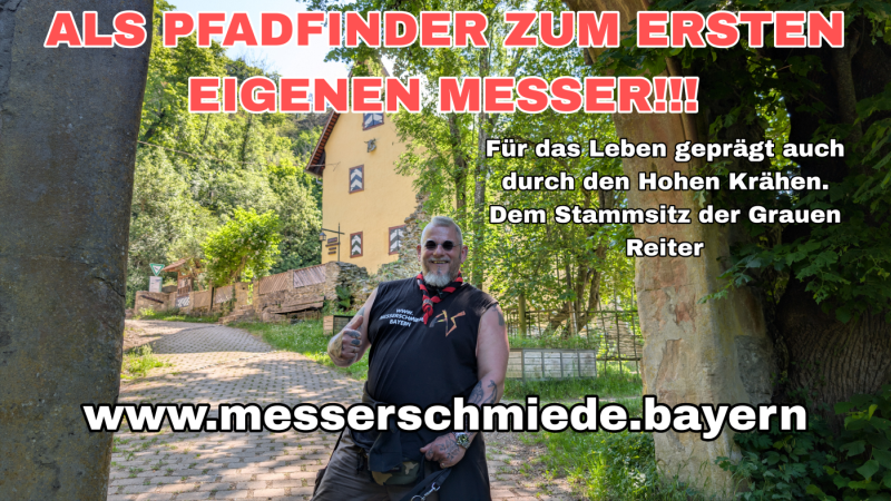 Handgeschmiedete Messer Für Pfadfinder