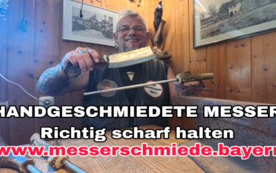 Hochwertiger Abziehstahl für hochwertige Messer. Messer richtig scharf halten.