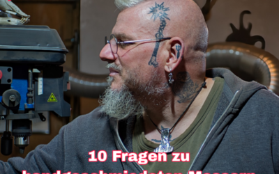 Schmiedekurs. Der Messerschmied beantwortet 10 Fragen zu seinen Messern ust historischem Stahl